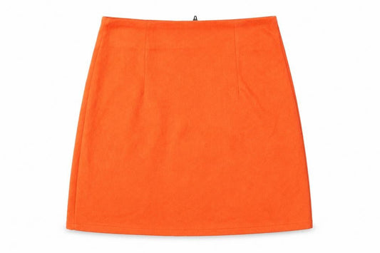 PRETTYLITTLETHING Womens Orange   Mini Skirt Size 6