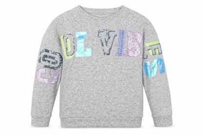 George Girls Grey   Pullover Sweatshirt Size 8-9 Years