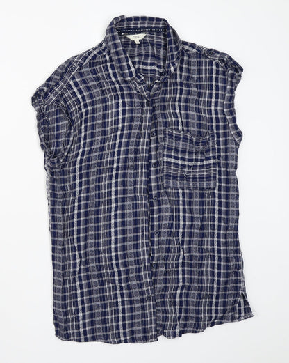 Next Womens Blue   Basic Button-Up Size 6
