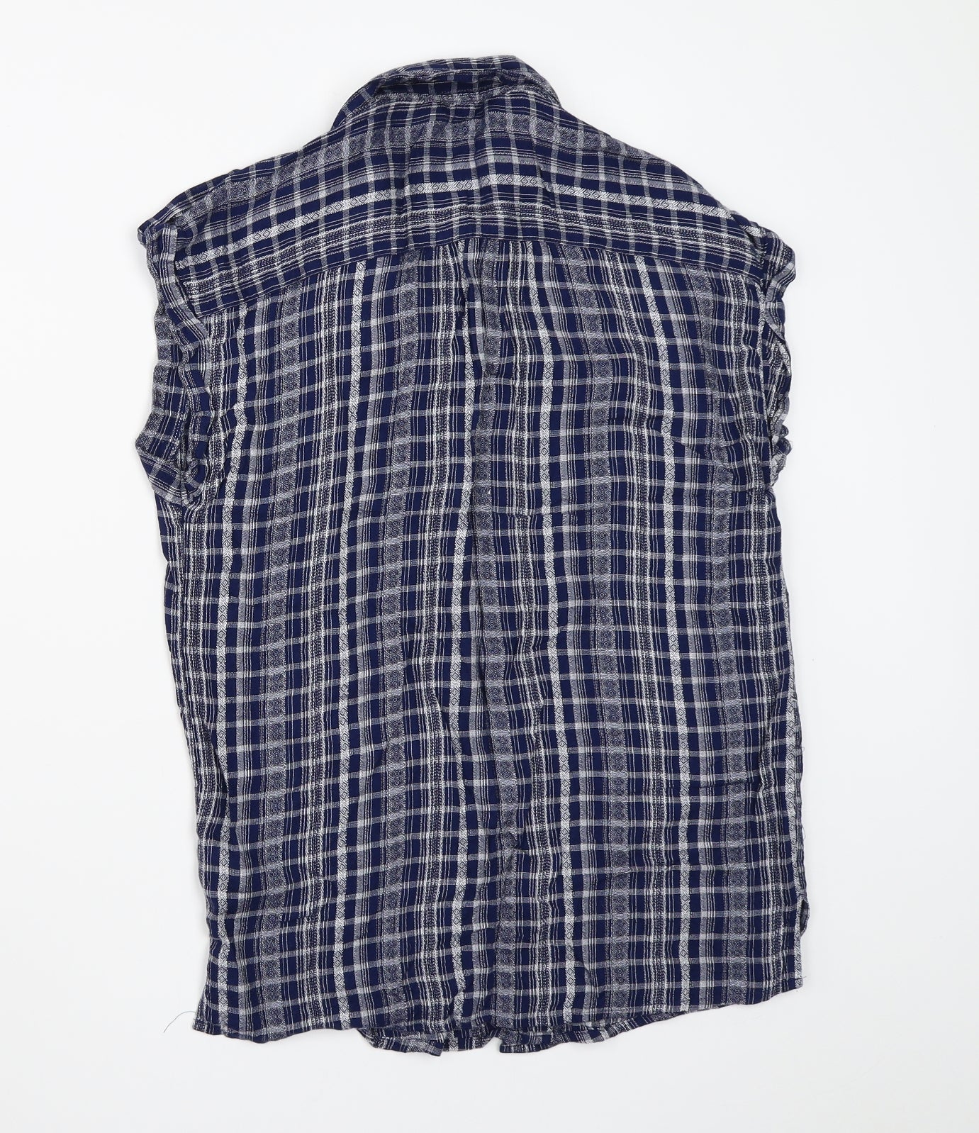 NEXT Womens Blue   Basic Button-Up Size 6
