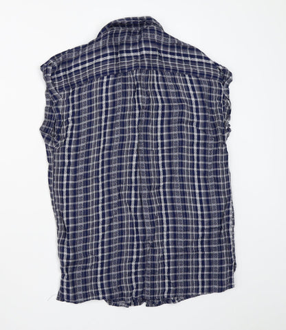 Next Womens Blue   Basic Button-Up Size 6