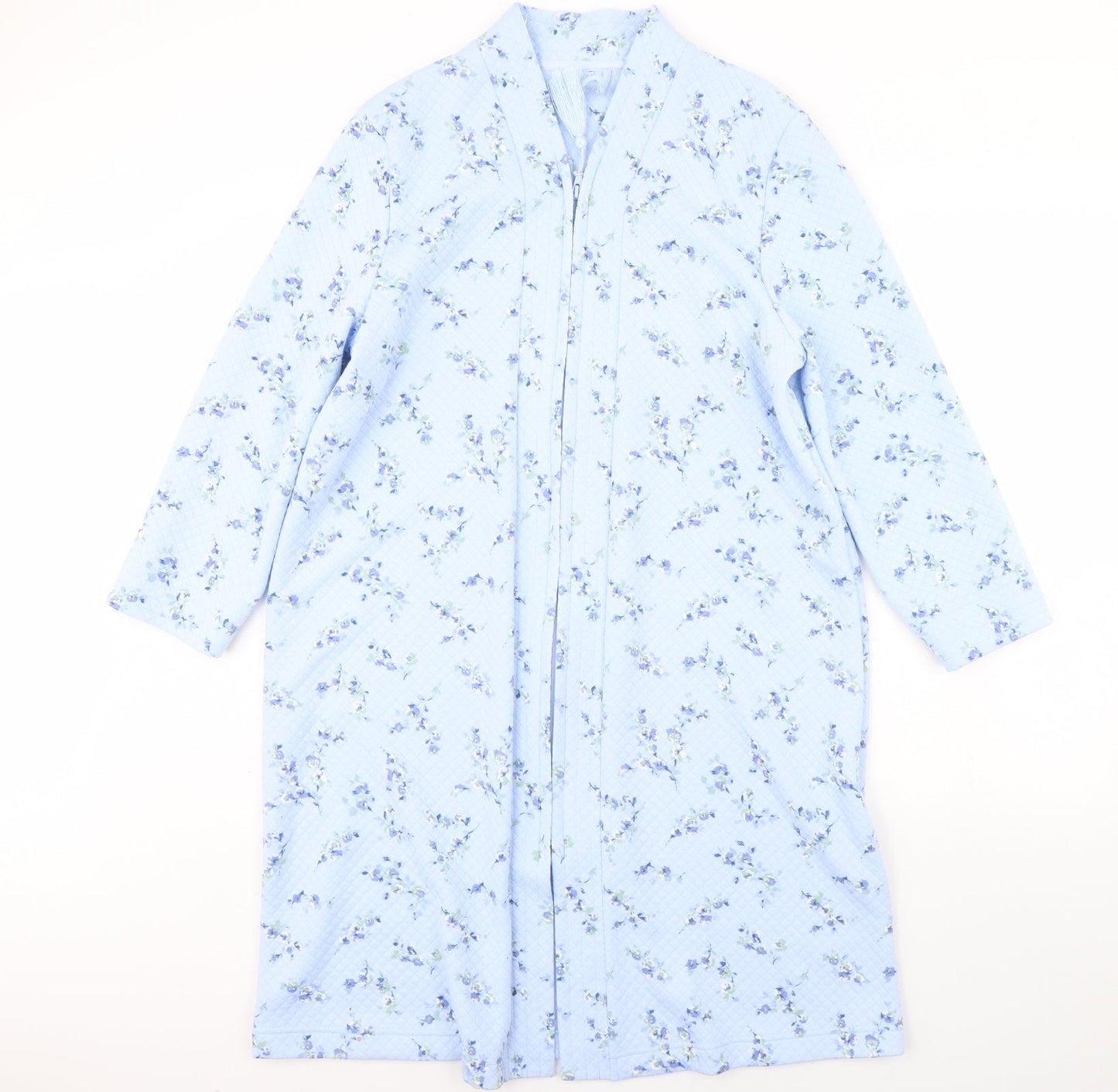 m&s Womens Blue Floral  Jacket  Size 12