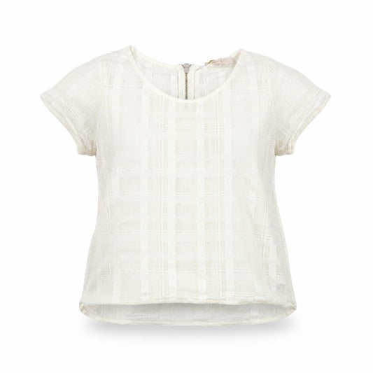 NEXT Womens Ivory   Cropped Blouse Size 6