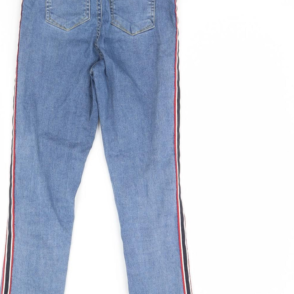 Denim & Co. Womens Blue  Denim Skinny Jeans Size 4 L28 in