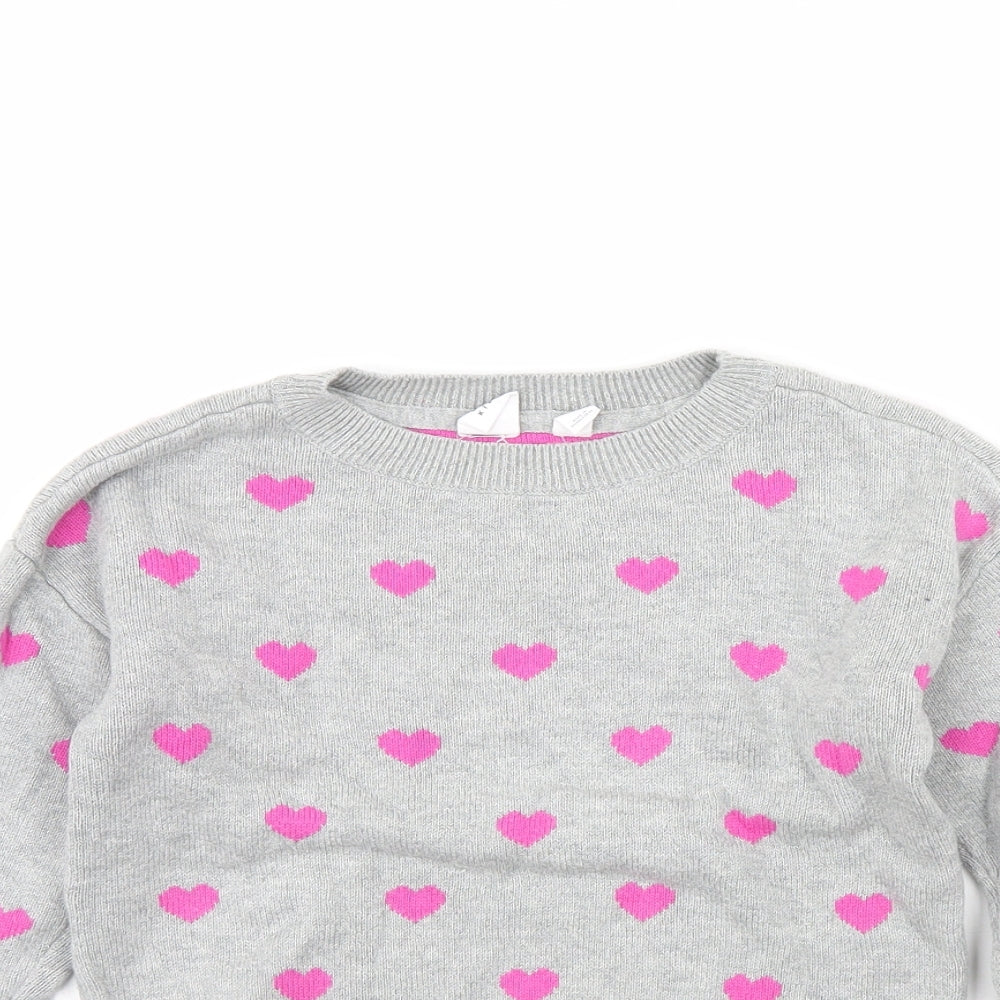 Gap Girls Grey   Pullover Jumper Size S
