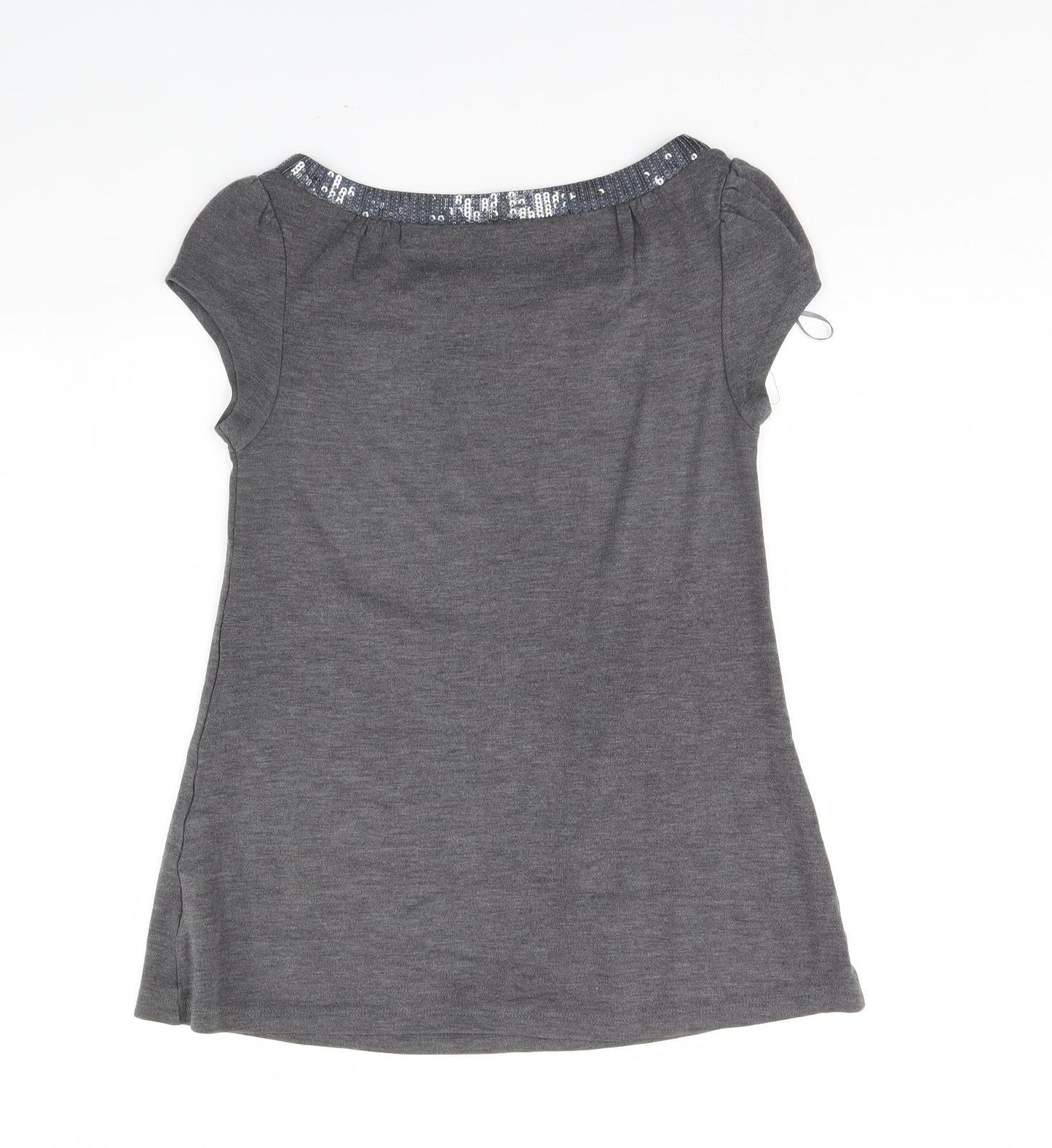 H&M Womens Grey   Basic Blouse Size M