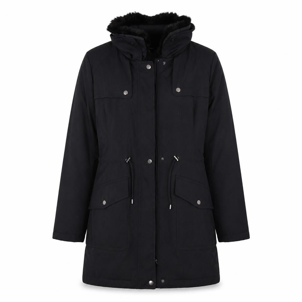 Marks & Spencer Womens Black   Overcoat Coat Size S