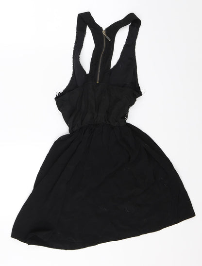 Oh My Love Womens Black   A-Line  Size S