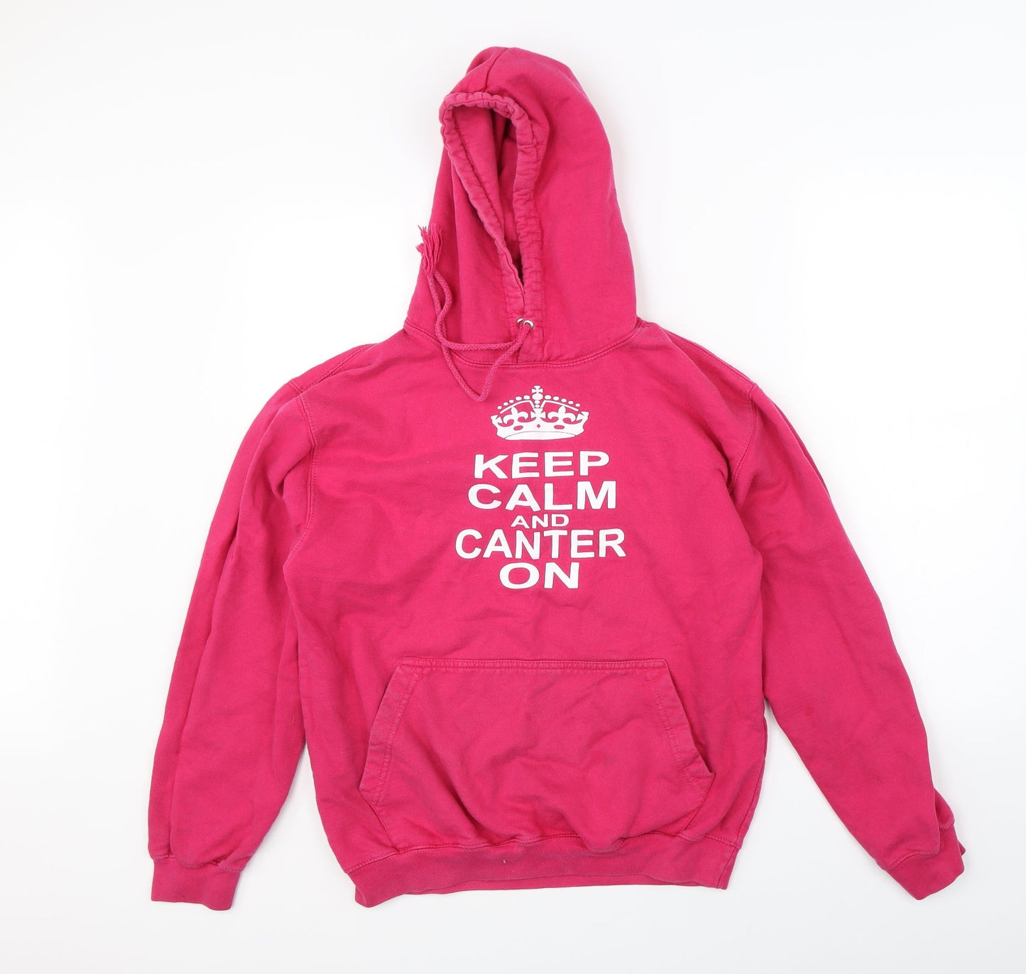 All We Do Womens Pink   Pullover Hoodie Size M  - keep calm