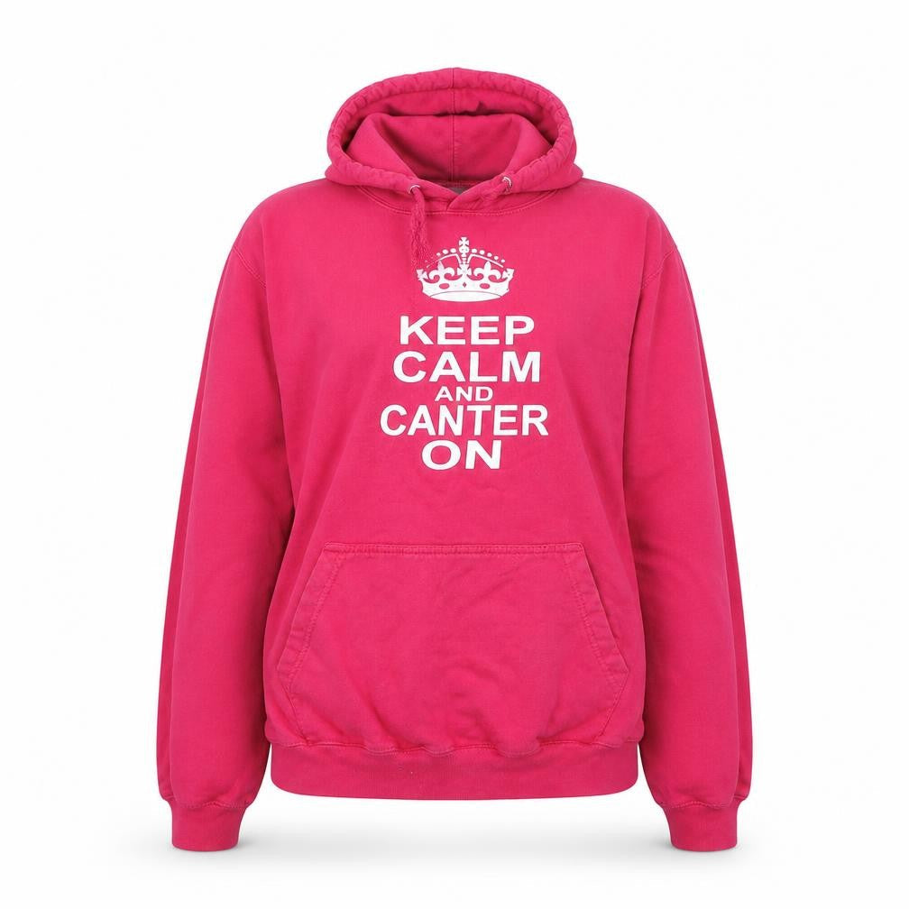 All We Do Womens Pink   Pullover Hoodie Size M  - keep calm