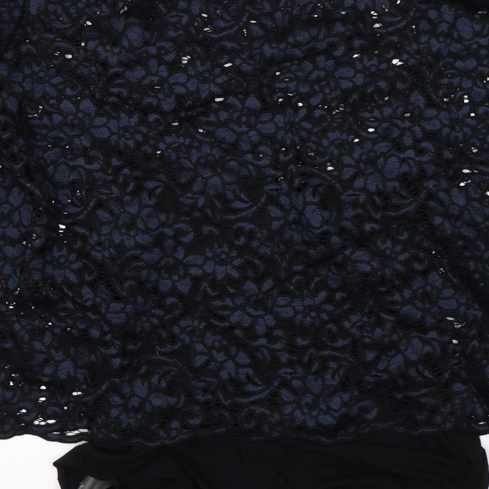 Marks & Spencer Womens Blue Floral  Basic Blouse Size 12