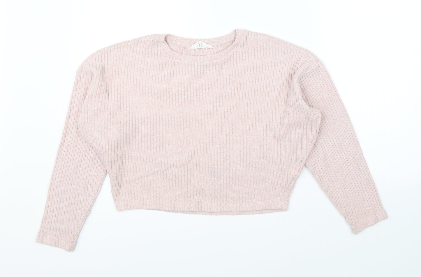 H&M Girls Pink   Pullover Jumper Size 11-12 Years
