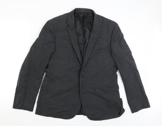Burton Mens Grey   Jacket Blazer Size 42