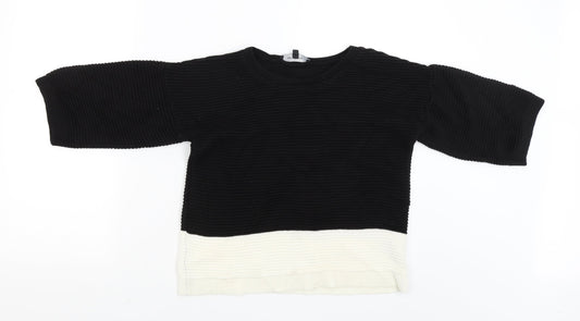 New Look Womens Black   Pullover Jumper Size 8