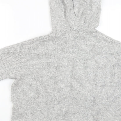 H&M Womens Grey   Pullover Hoodie Size XS