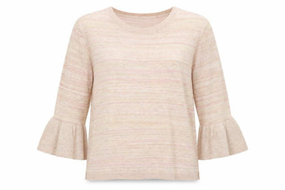 Per Una Womens Pink Striped  Basic Blouse Size 16