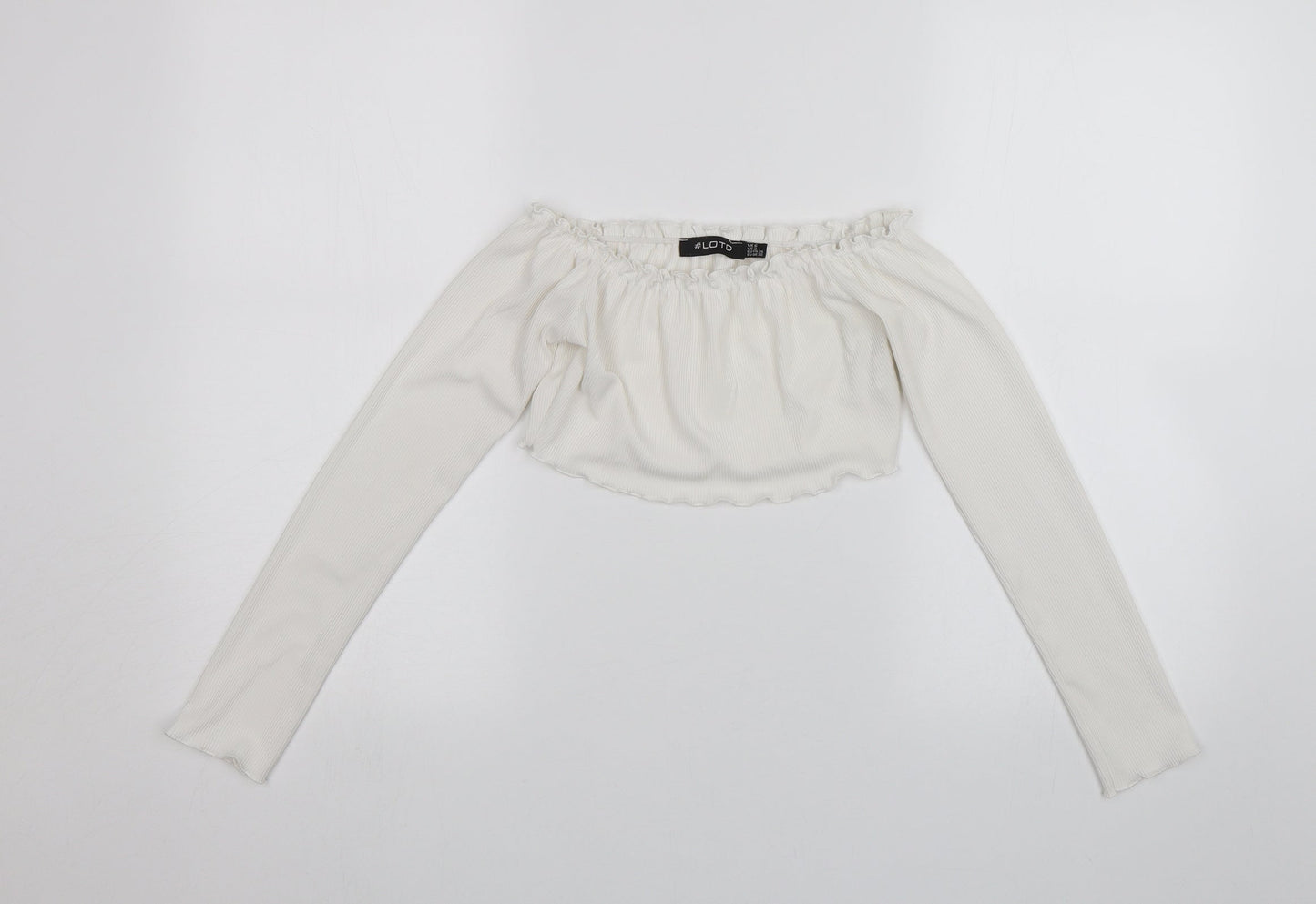 LOTD Womens White   Basic Blouse Size 6