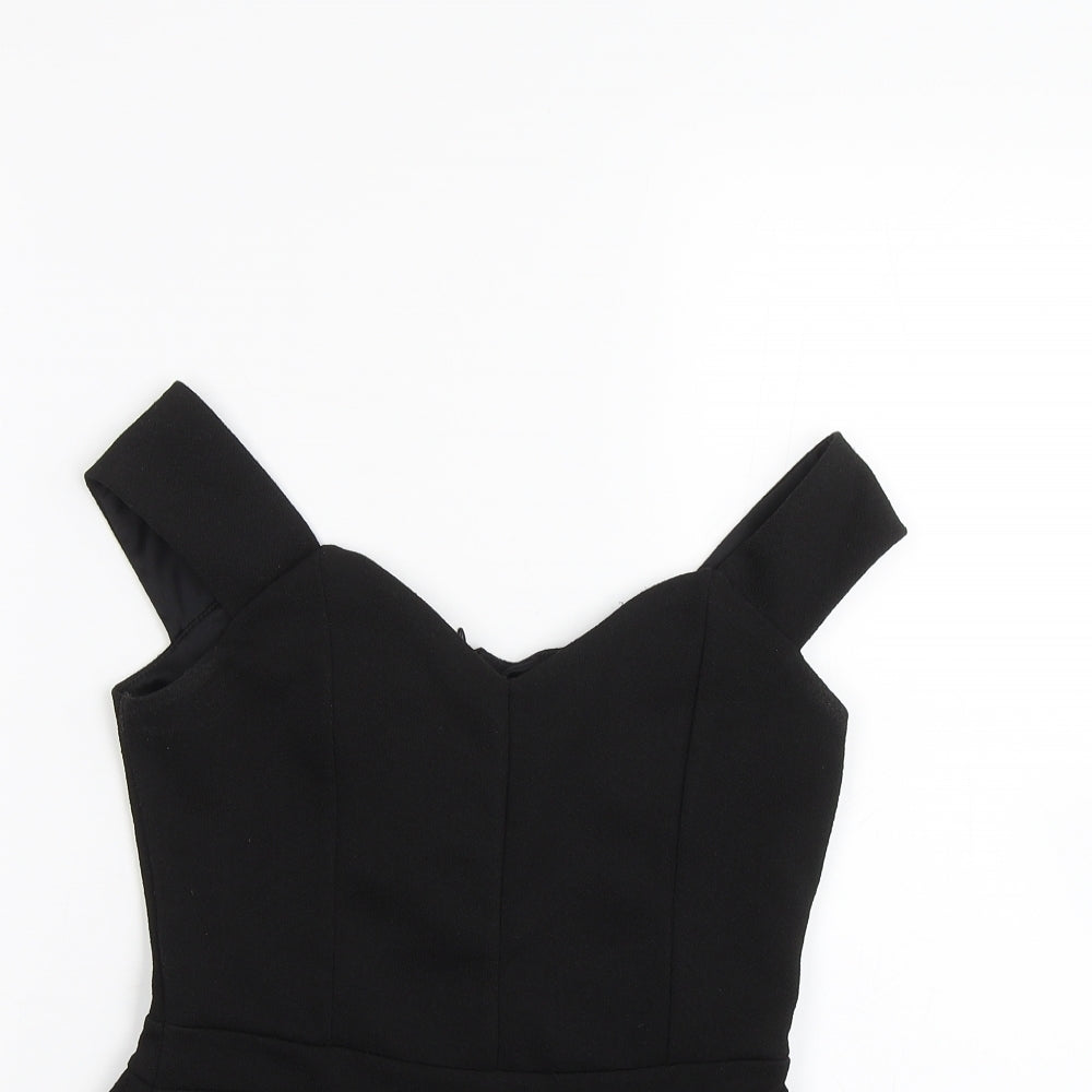 Miss Selfridge Womens Black   Basic Blouse Size 6