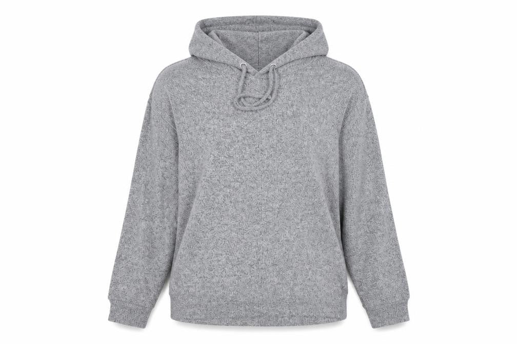 George Womens Grey   Pullover Hoodie Size S