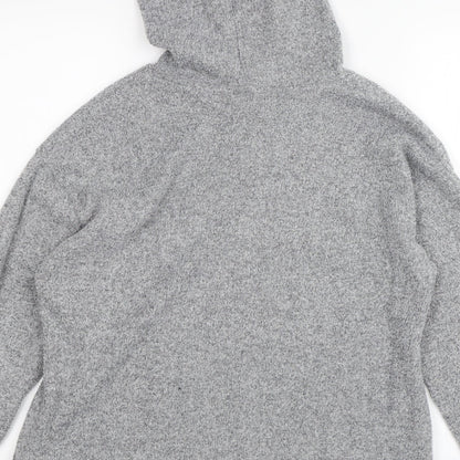 George Womens Grey   Pullover Hoodie Size S