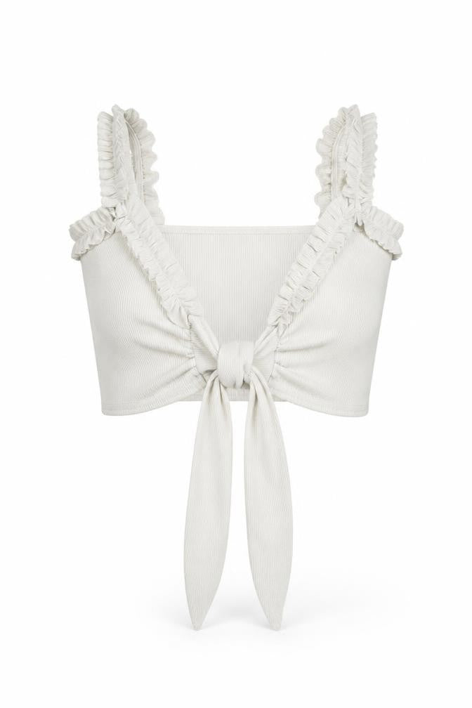 PRETTYLITTLETHING Womens White   Basic Blouse Size 4