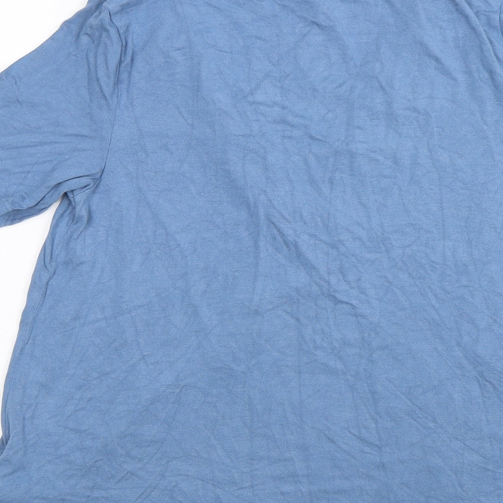 Topshop Womens Blue   Basic Blouse Size 8