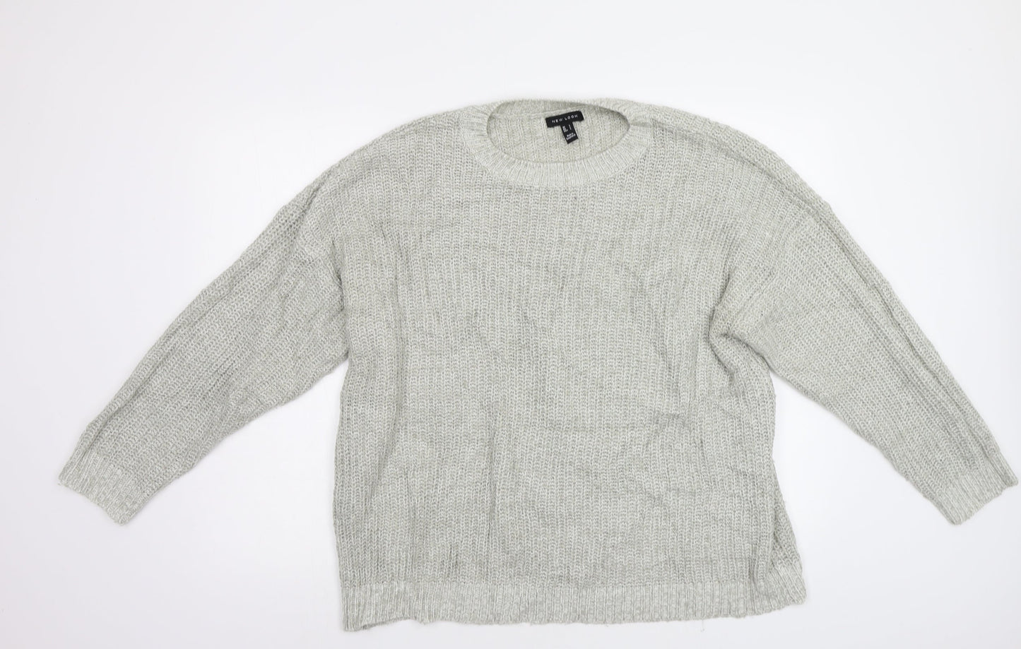 New Look Womens Grey   Pullover Jumper Size L
