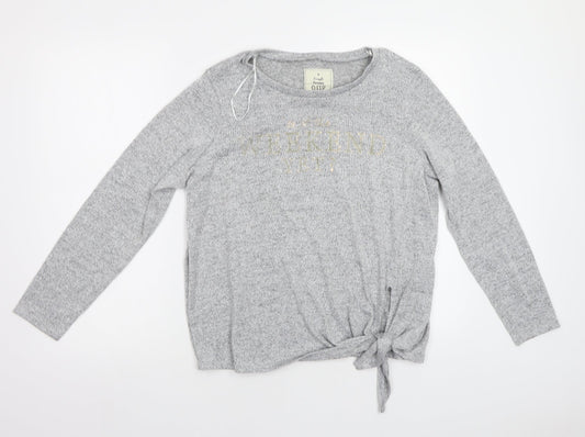 Matalan Womens Silver   Pullover Sweatshirt Size M