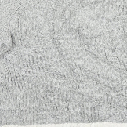 Brand and care label for Crew Clothing Grey Striped jumper, size 12