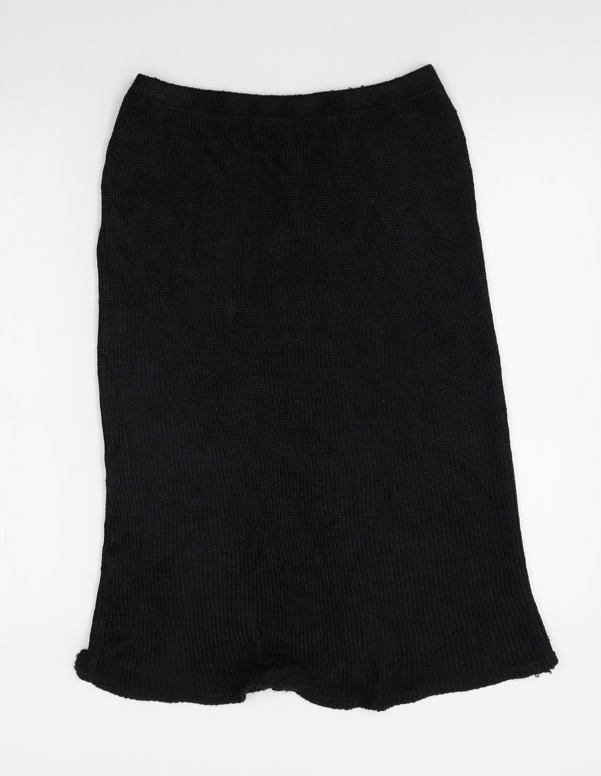 jeffery Rogers Womens Black   A-Line Skirt Size M