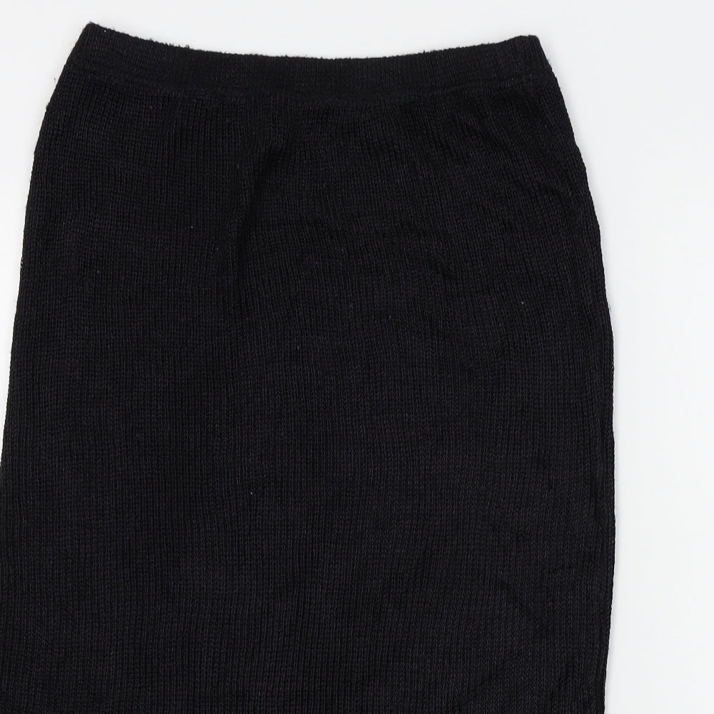jeffery Rogers Womens Black   A-Line Skirt Size M