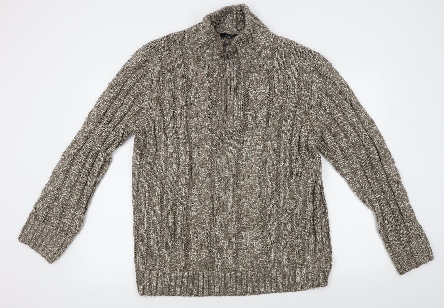 Easy Womens Beige   Pullover Jumper Size XL