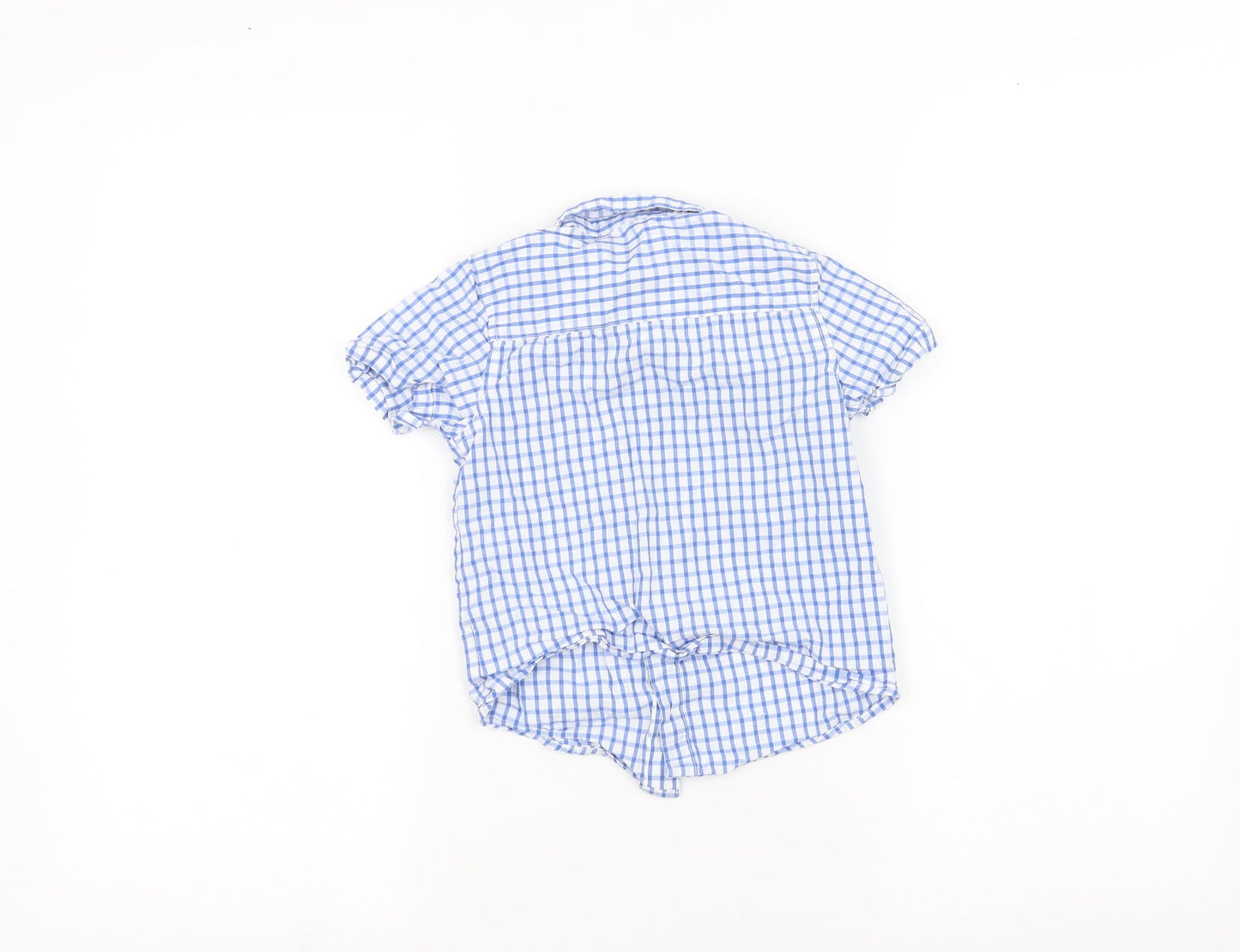 M&Co Boys Blue   Basic Button-Up Size 3-4 Years