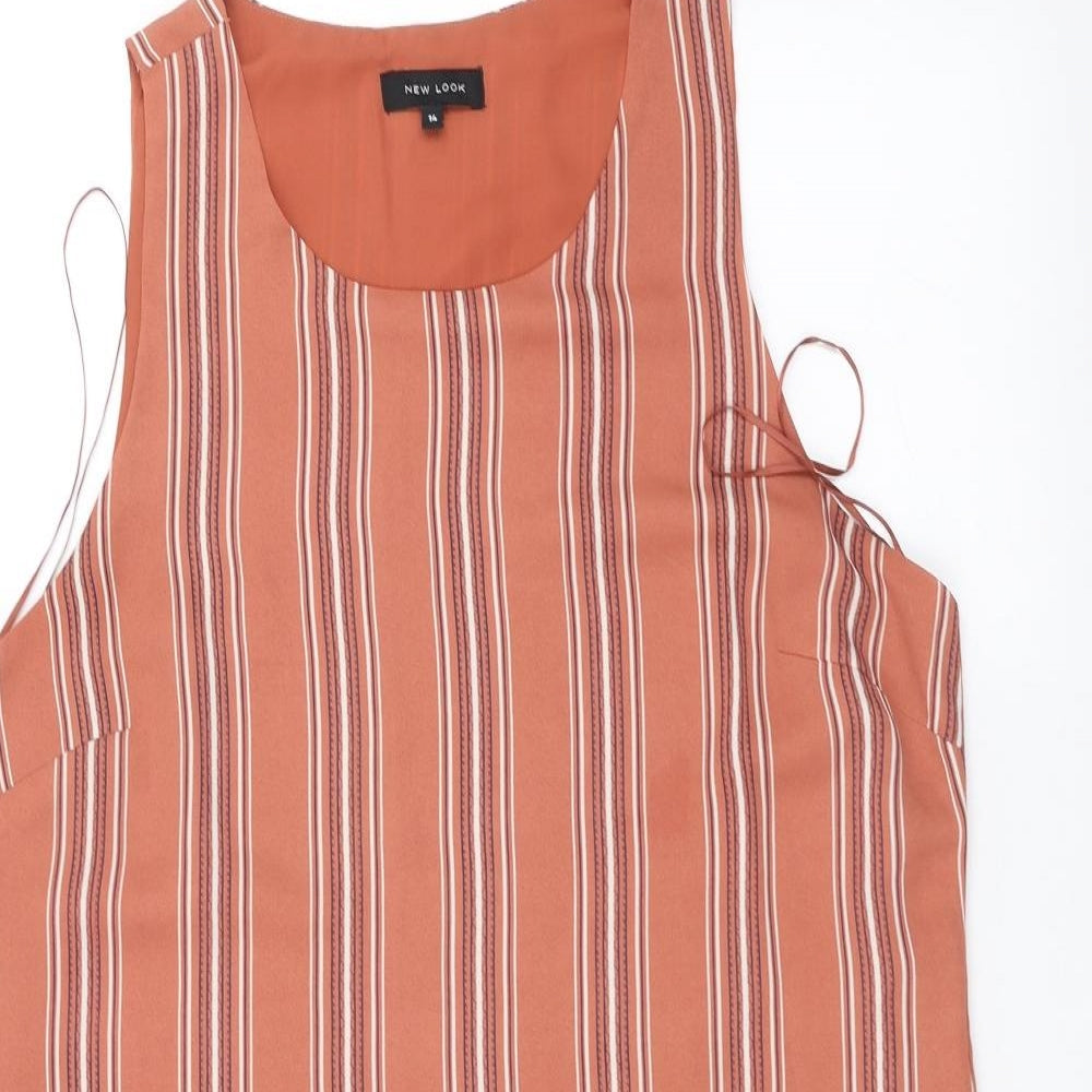 New Look Womens Pink   Basic Blouse Size 14