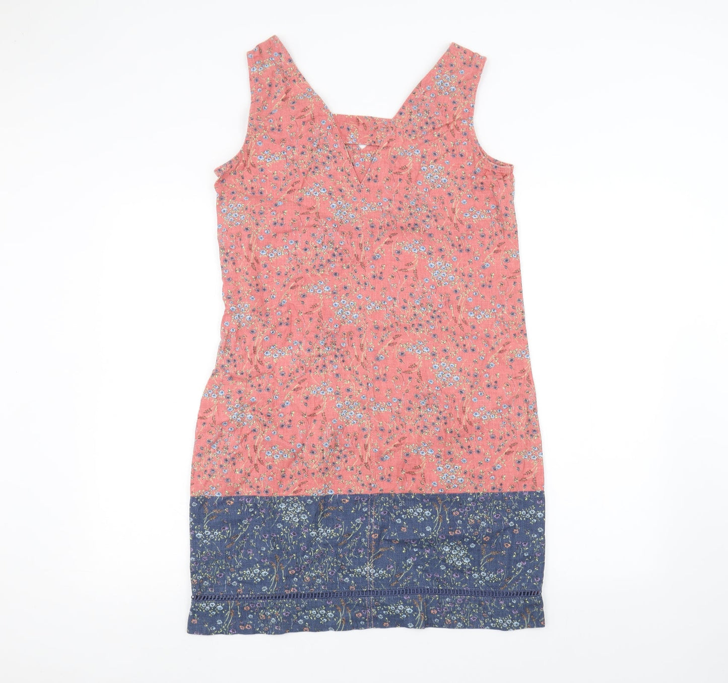 NEXT Womens Pink Floral  Basic T-Shirt Size 8