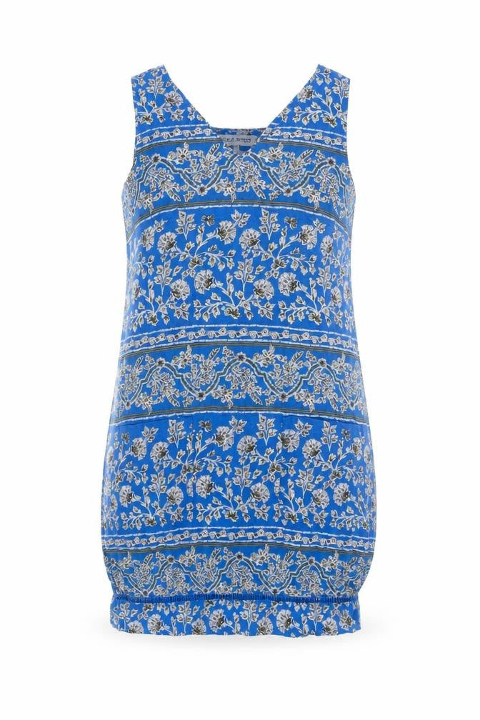 NEXT Womens Blue Floral  Basic T-Shirt Size 8