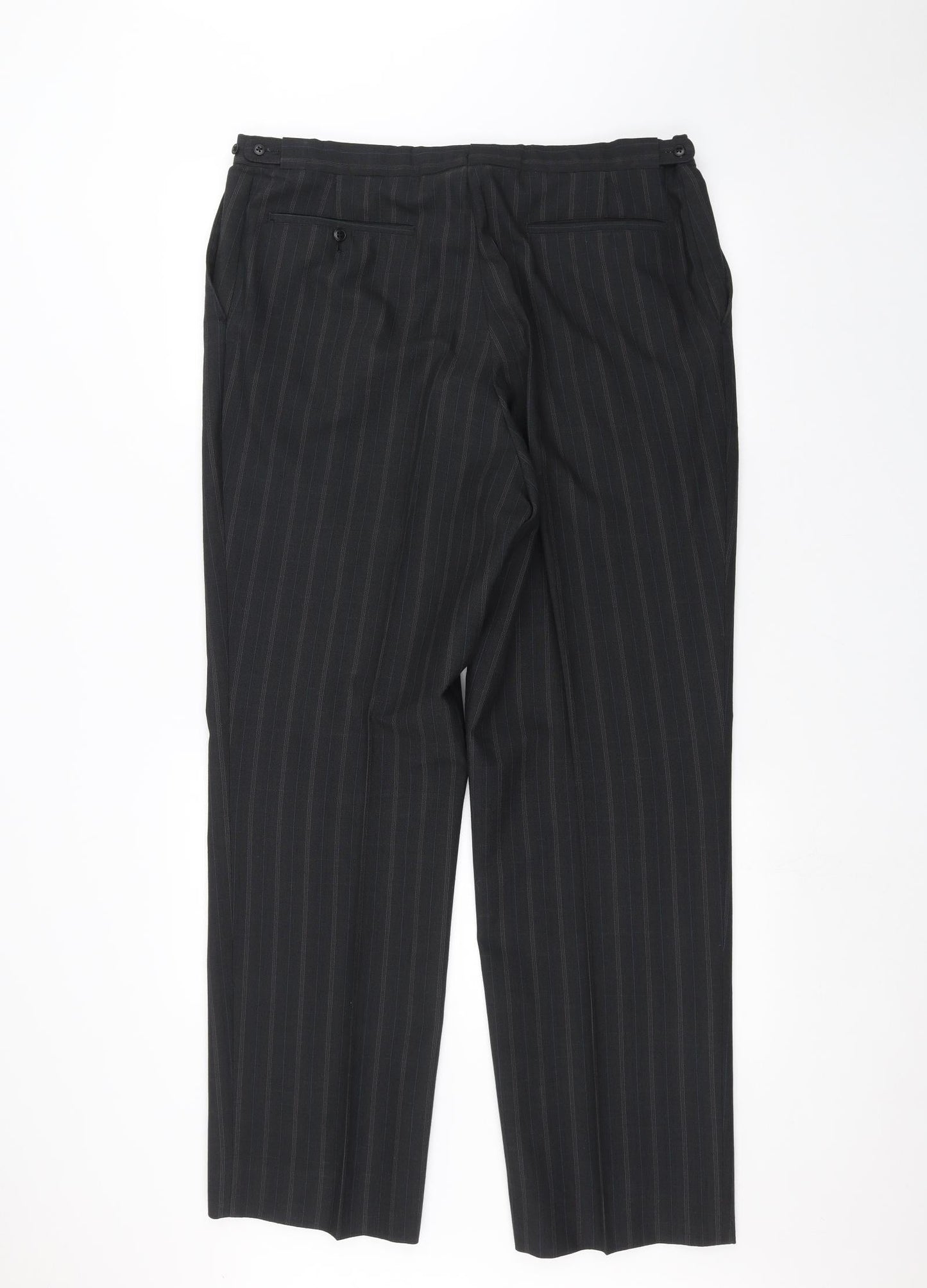Preworn Mens Black   Trousers  Size 36 in L30 in