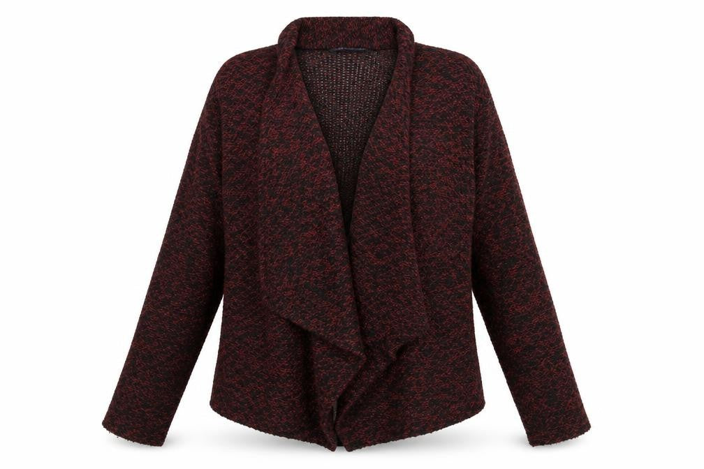 Marks & Spencer Womens Red   Cardigan Jumper Size 16