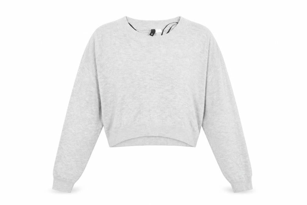 H&M Womens Grey  Knit Pullover Jumper Size S