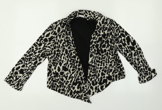 M&S Womens Multicoloured Animal Print  Shrug Jumper Size 14