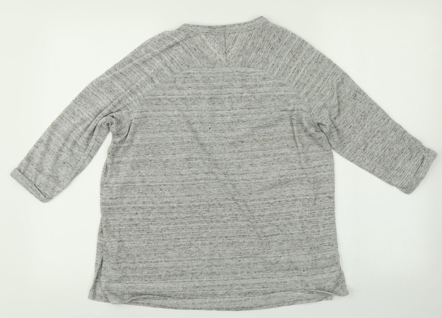 M&S Womens Grey   Basic T-Shirt Size 14