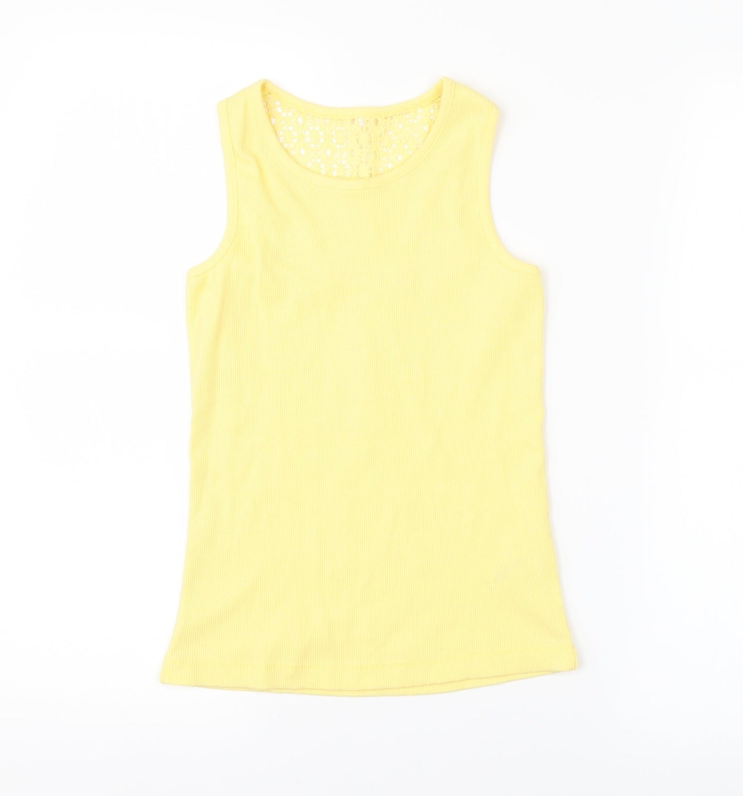 George Girls Yellow   Basic Tank Size 8-9 Years