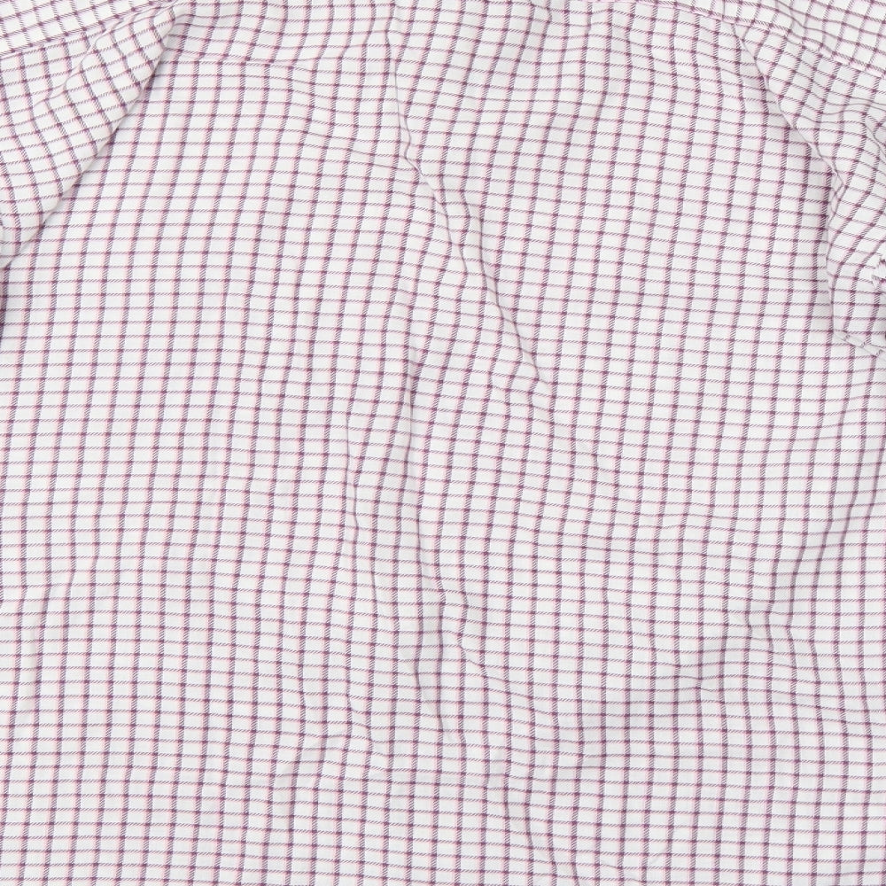 Oxford Mens Multicoloured Check   Button-Up Size L
