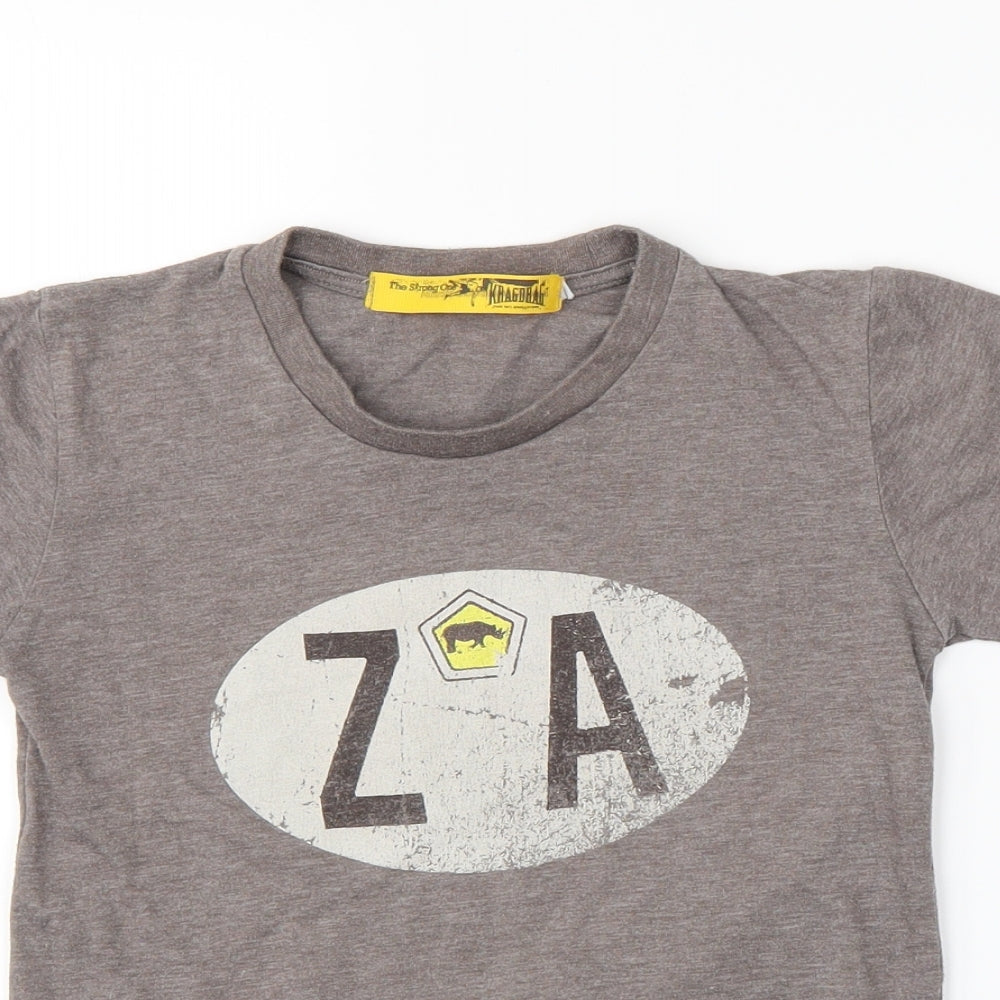 Preworn Boys Grey   Basic T-Shirt   - South Africa