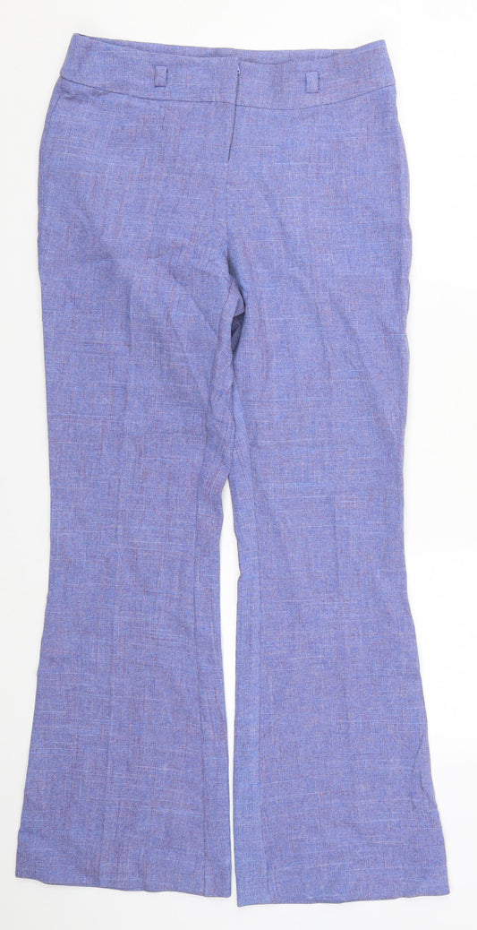 Look Womens Purple   Bloomer Trousers Size 12 L30 in