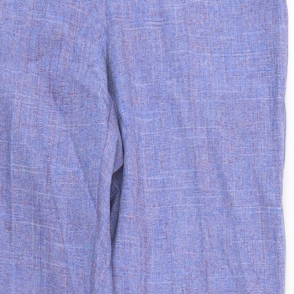 Look Womens Purple   Bloomer Trousers Size 12 L30 in