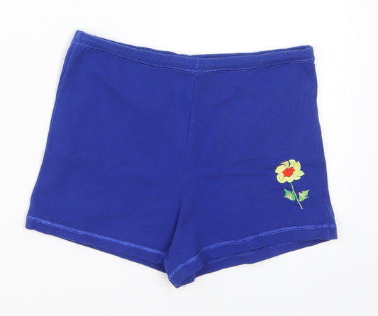 Preworn Womens Blue   Hot Pants Shorts Size 12 - Loungewear