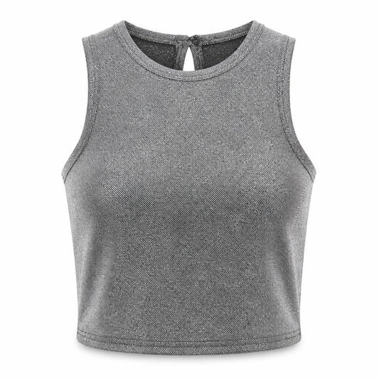 Qdos Womens Grey   Basic T-Shirt Size 10