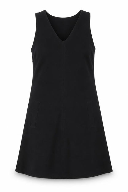 Front view of Atmosphere women’s black a-line, size UK 6
