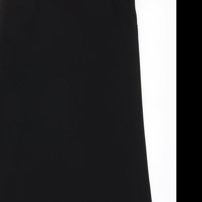 Brand and care label for Atmosphere women’s black a-line, size UK 6